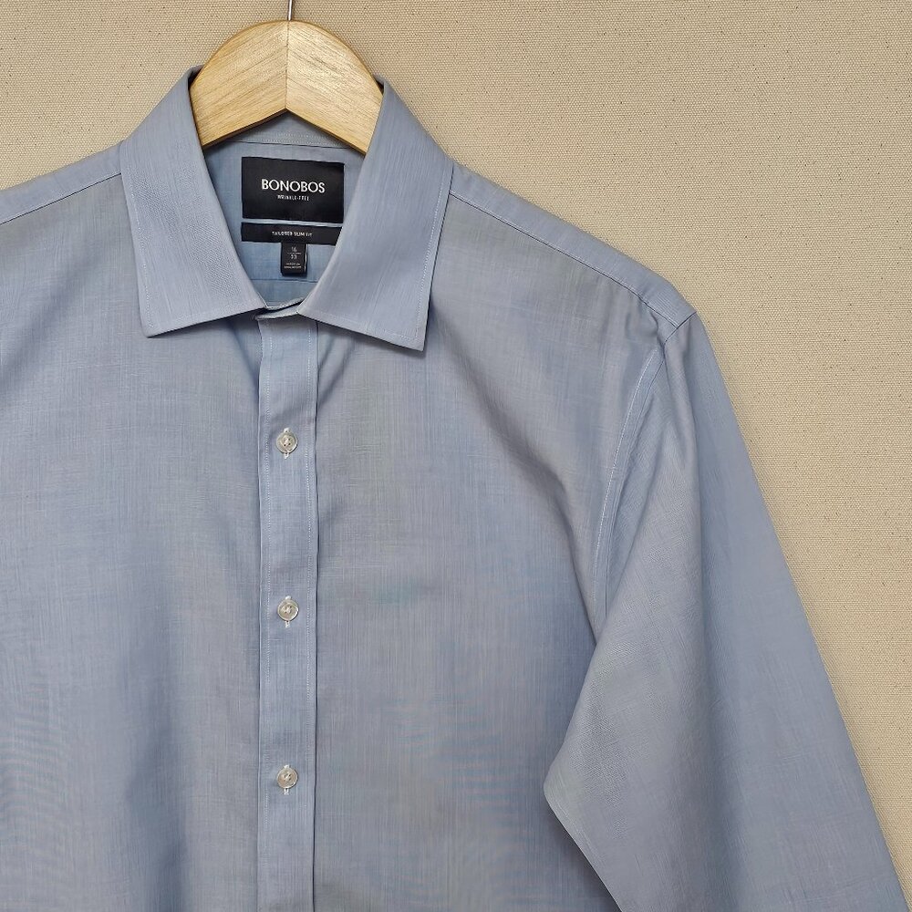 Bonobos Tailored Slim Fit Wrinkle Free Button Down 16